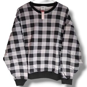 Victorias Secret PINK Plaid Womens Sweatshirt